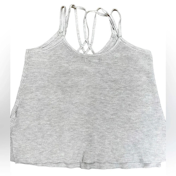 American Eagle size small knit gray sweater tank in excellent like-new condition - Picture 1 of 3